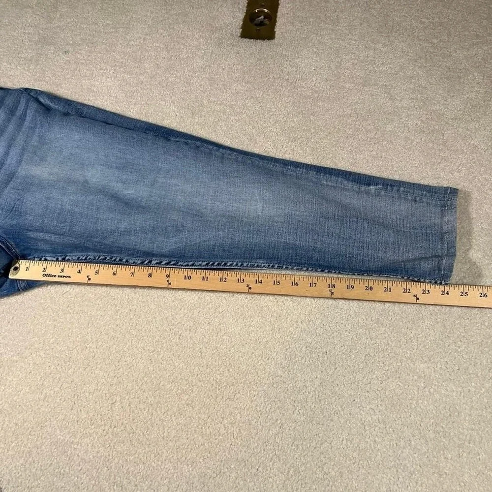 BKE Gabby Jeans Womens 36x27 Blue High Rise Ankle Skinny Curvy Fit Stretch Denim